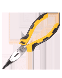 Длинногубцы 6" Deli Tools EDL2106 (желтый)