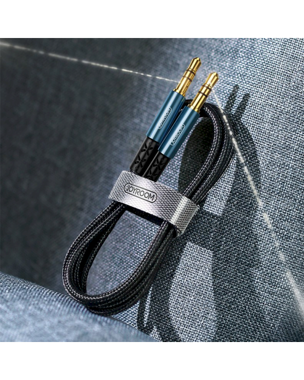 Дополнительное изображение книги «Joyroom stereo audio AUX cable 3,5 mm mini jack 2 m black (SY-20A1)»