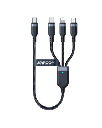Многофункциональный кабель USB к USB-C 2x Lightning Micro Joyroom S-A18