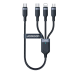 Многофункциональный кабель USB к USB-C 2x Lightning Micro Joyroom S-A18