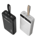 Dudao power bank 30000 mAh 3x USB with LED lamp white (K8s + white)