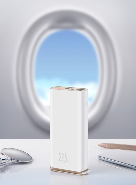 Обложка книги «Baseus power bank 20000mAh 22,5W Quick Charge PD3.0 QC3.0 SCP FCP 2x USB + USB Type C black (PPXC-01)»