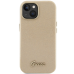 Guess GUHCP15SPGMCSD iPhone 15 6.1" złoty|light gold hardcase Glitter Glossy Script