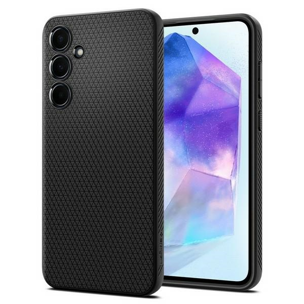 Обложка книги «Spigen Liquid Air Sam A55 5G czarny|matte black ACS07526»