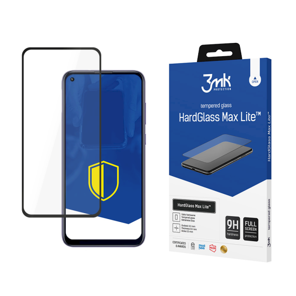 Обложка книги «Samsung Galaxy M11 Black - 3mk HardGlass Max Lite™ screen protector»