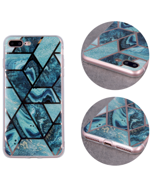 Fusion Geometric Marble Силиконовый чехол для Samsung A515 Galaxy A51 Зеленый