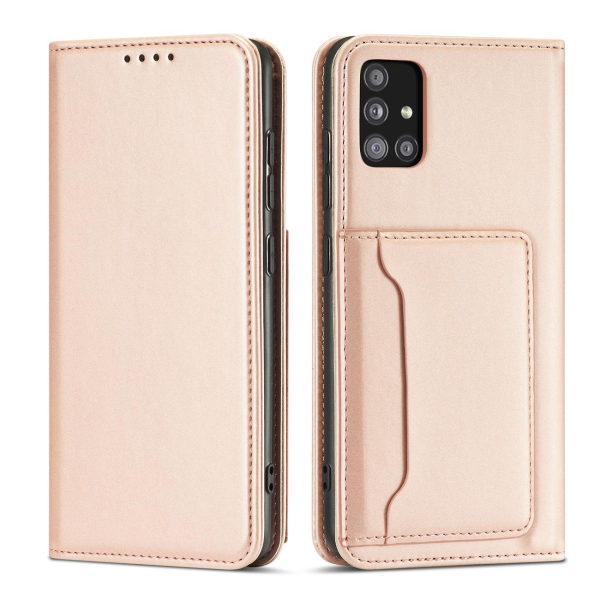Fusion Magnet Card книжка чехол для Samsung A526 / A525 / A528 Galaxy A52 5G / A52 4G / A52s розовый