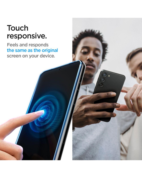 ТЕМПЕРИРОВАННОЕ СТЕКЛО Spigen GLAS.TR "EZ FIT" 2-PACK GALAXY S23+ PLUS CLEAR