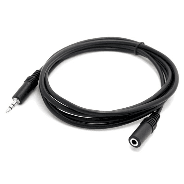 Удлинитель кабеля Fusion audio AUX 3,5 мм -> 3,5 мм, 5 м, черный
