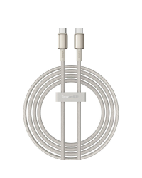 Кабель USB-C - USB-C Baseus Tungsten Gold, 100 Вт, 2 м (золото)