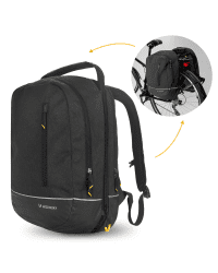 Wozinsky two-piece bicycle bag backpack 2in1 30l black (WBB30BK)