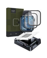 HOFI HYBRID GLASS HYBRID PRO+ 2-PACK APPLE WATCH 7 | 8 | 9 (45 ММ) ЧЕРНЫЙ