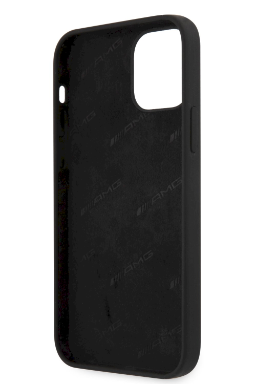Обложка книги «AMHCP12MSGLBGN AMG Liquid Silicone Big Logo Case for iPhone 12/12 Pro 6.1 Black»