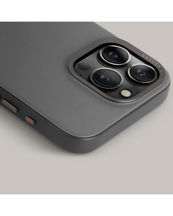 UNIQ etui Lyden DS iPhone 15 Pro 6.1" Magclick Charging szaro-czarny|charcoal grey-black