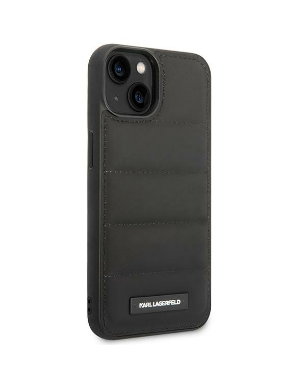 Дополнительное изображение книги «Karl Lagerfeld Quilted Puffy Metal Logo Case for iPhone 14 Black»