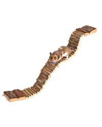 Аксессуар для клетки с грызунами : Trixie Natural Living ladder, 7×55 см.