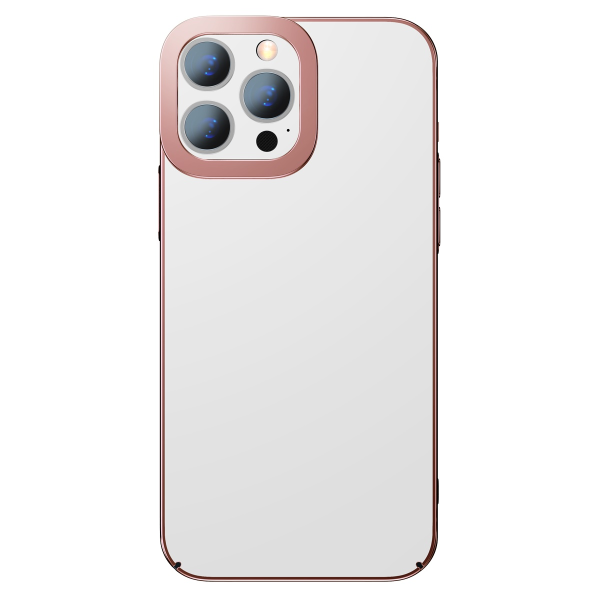 Baseus Glitter Transparent Case for iPhone 13 Pro (pink)