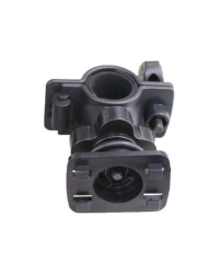Rotary 360 handlebar mount head for Universal Bicycle & Motorcycle Phone Holder Case black