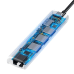 Baseus CAHUB-J0G 6 in 1 Приставка для MacBook | 1 x HDMI | 3 x USB 3.0 | USB-C | RJ45 | PD