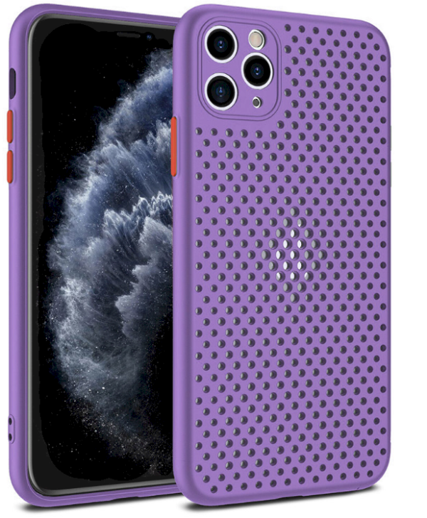 Fusion Breathe Case Силиконовый чехол для Apple iPhone 12 / 12 Pro Фиолетовый