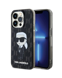 Karl Lagerfeld KLHCP15XHNKMKLK iPhone 15 Pro Max 6.7" czarny|black hardcase Monogram Ikonik
