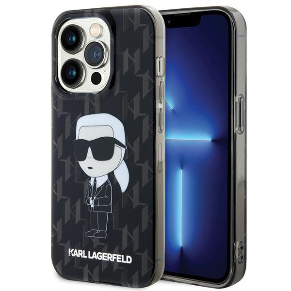 Обложка книги «Karl Lagerfeld KLHCP15XHNKMKLK iPhone 15 Pro Max 6.7" czarny|black hardcase Monogram Ikonik»