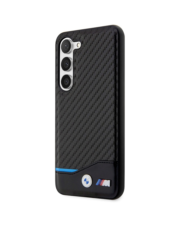 Дополнительное изображение книги «BMW M PU Carbon Blue Line Case for Samsung Galaxy S23 Black»