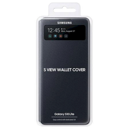 EF-EG770PBE Samsung S-View Case for Galaxy S10 Lite Black