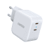 Choetech Fast Wall Charger 2x USB Type C Power Delivery 40W 3A white (PD6009-EU)