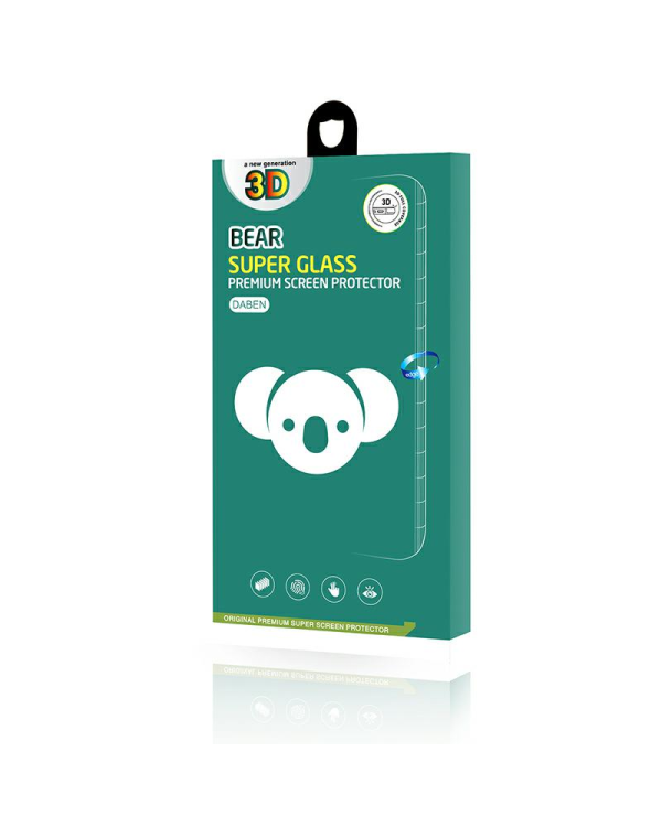 Reals Bear Super Hard glass защитное стекло для экрана Samsung A236 Galaxy A23 5G | 4G | M33 5G черное