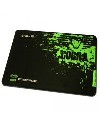 Игровой коврик для мыши E-Blue Cobra S черный / зеленый (280x225 мм)