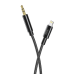 Обложка книги «XO cable audio NB-R211A Lightning - jack 3,5mm 1,0 m black»
