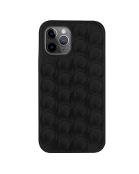 Fusion Pop it силиконовый чехол для Apple iPhone 12 / 12 Pro черный