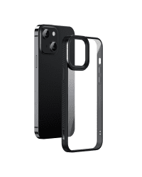 Baseus Crystal Transparent чехол для телефона iPhone 13 (черный)