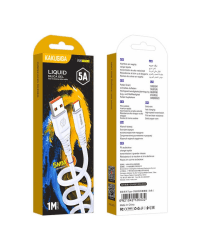 KAKUSIGA KSC-803 USB-A -> USB-C кабель для зарядки 30 Вт | 5A | 100 см белый