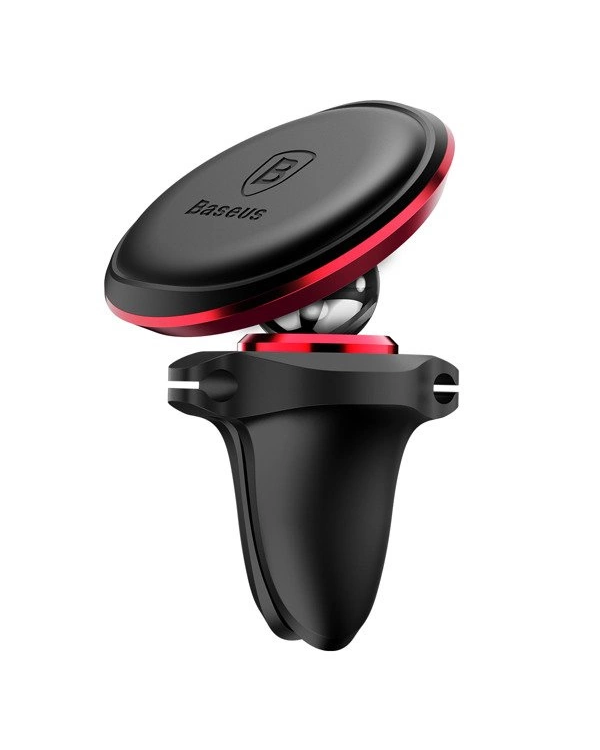 Baseus C40141201913-00 magnetic car holder for air vent - black and red