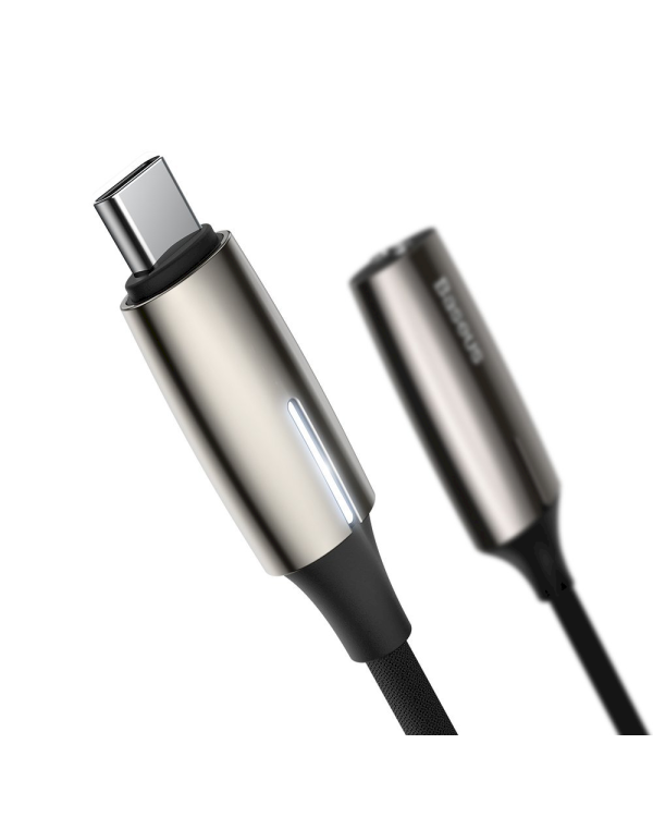 Baseus CATL60S-0A Универсальный переходник адаптер для аудио USB-C -> 3.5mm Серый