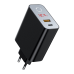 Baseus Speed PPS CCFSEU907-01 Сетевое зарядное устройство USB-C / 45W / 5A / Quick Charge 3.0 / LCD / Smart OFF Черное
