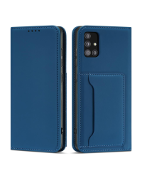 Fusion Magnet Card книжка чехол для Samsung A526 / A525 / A528 Galaxy A52 5G / A52 4G / A52s синий