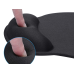 Коврик для мыши Fusion Gel Soft Wrist с подставкой для руки черный