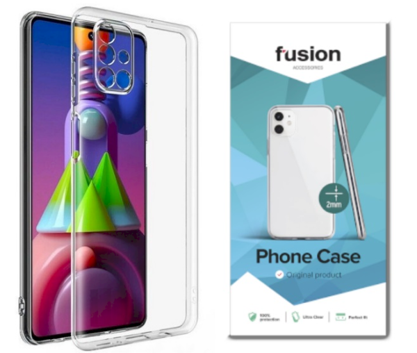 Fusion ultra clear series 2 mm силиконовый чехол для Samsung M317 Galaxy M31S прозрачный (EU Blister)