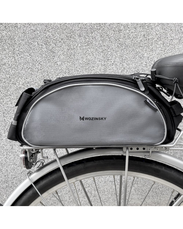 Дополнительное изображение книги «Wozinsky Bicycle Bike Pannier Bag Rear Trunk Bag with Shoulder Strap 13L black (WBB1BK)»
