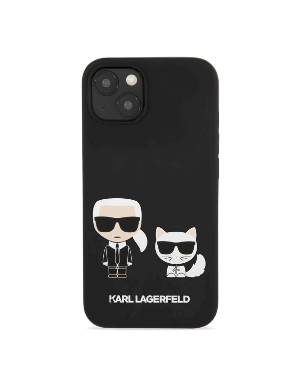 Дополнительное изображение книги «KLHCP13SSSKCK Karl Lagerfeld and Choupette Liquid Silicone Case for iPhone 13 mini Black»