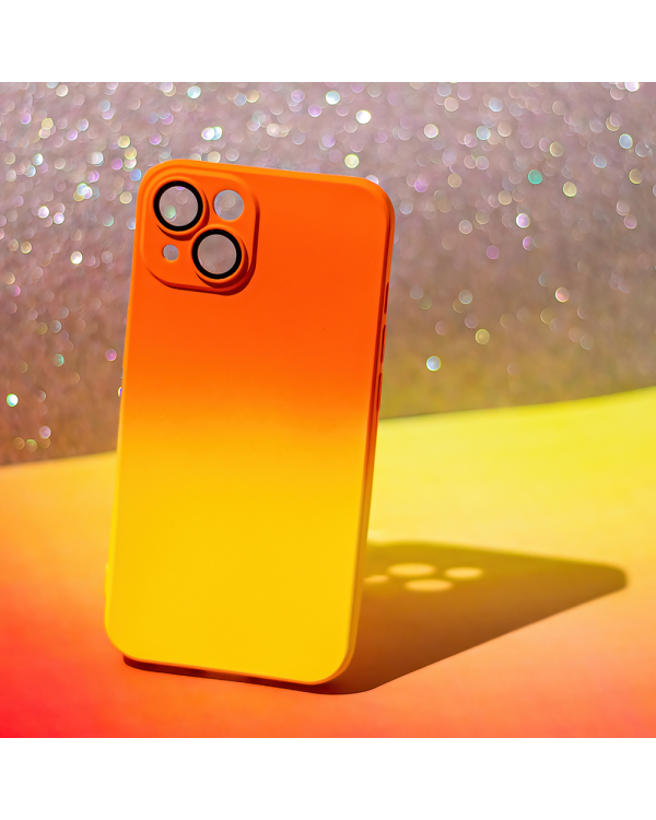 Fusion Neogradient case 1 силиконовый чехол для Samsung A526 | A525 | A528 Galaxy A52 5G | A52 4G | A52s оранжевый - желтый