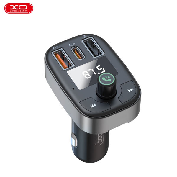 XO передатчик FM BCC06 Bluetooth MP3 автомобильное зарядное устройство 50 Вт черный