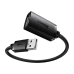Удлинительный кабель USB 2.0 Baseus 0,5 м (черный)