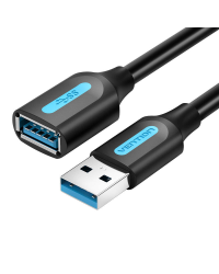 Кабель-удлинитель USB 3.0 мужской - женский Vention CBHBH 2 м черный