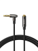 Обложка книги «UGREEN AV188 mini jack 3.5mm AUX elbow cable, 2m (black)»