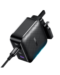 Ugreen fast wall charger PPS 65W USB / 3x USB Typ C Quick Charge 3.0 Power Delivery SCP FCP AFC (gallium nitride)(UK Plug) black (CD224 70819)
