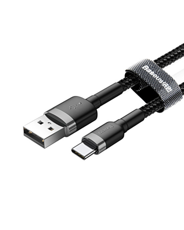 Дополнительное изображение книги «Baseus Cafule провод USB-C 2A 2m черный - серый»